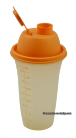 Vintage Tupperware 'alles-in-één' shaker, maatbeker, Quick Shaker