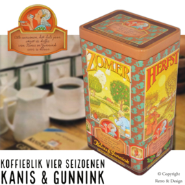 🌟 Única Lata de Café Vintage: ¡Kanis & Gunnink Seasons! 🌟