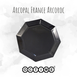 Dinner plate by Arcoroc France, Octime black Ø 25 cm