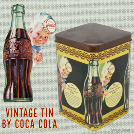 Vintage tin "I'm Coca-Cola Known Too As Coke" 1989