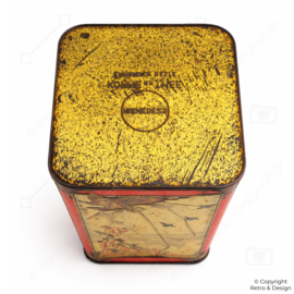 Caja de té vintage Niemeyer – decoración oriental en relieve (1959)