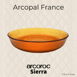 Arcopal Siërra. Grand bol de fruits rond, ocre