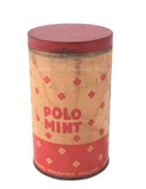 Vintage blikje Polo mint, Tammes Groningen Holland