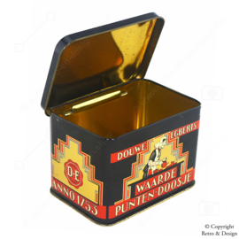 Authentique Boîte à Points Douwe Egberts : Une Pièce Iconique de Nostalgie Rétro