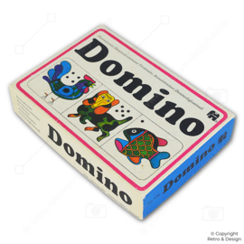 Kleurrijk Dierendomino van Jumbo – Flora & Fauna, 1975