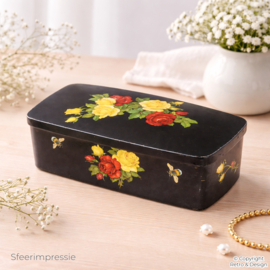 Vintage IRA Storage Tin from Denmark – Floral / Rose Motif