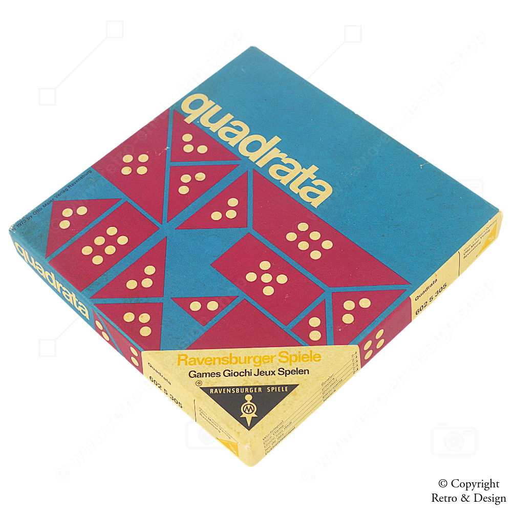 Quadrata (1973) – Ein raffiniertes Strategiespiel von Ravensburger
