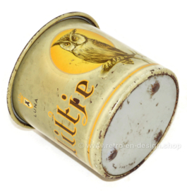 Vintage tin canister for 25 Uiltje Luna cigars from La Bolsa, Kampen