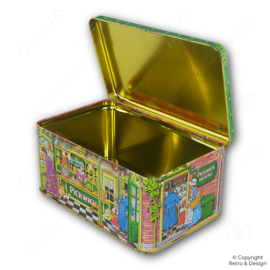 Vintage Pickwick Teedose „The Pickwick House“ – Douwe Egberts 1980er Jahre – Retro Sammler-Teedose im Teehaus-Design