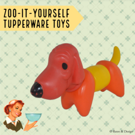 ZOO-IT-yourself Tupperware Toys plastic speelgoed hond