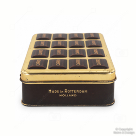 Vintage Driessen Carro’s chocoladeblik – reliëfdeksel