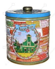 AH retro Albert Heijn retrospective. 125 years of Albert Heijn, anno 1887. Set of three tins