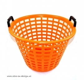 Orange Wäschekorb Beccon Plastics Holland