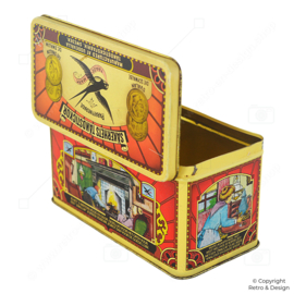 Vintage Zwaluw Match Tin from Sweden (1970s)