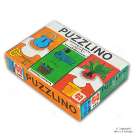 Jumbo Puzzlino (1978) – Rompecabezas Infantil Holandés Vintage con Ilustraciones