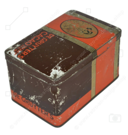 Vintage tin for orange brand (Oranjemerk) cocoa made by De Gruyter