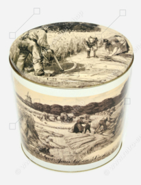 ​Oval tin box "100 years of Ot and Sien"