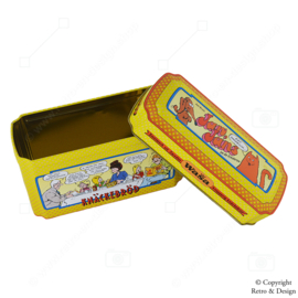 Vintage Storage Tin for WASA Crispbread Featuring Jan, Jans en de Kinderen