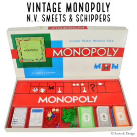 Ontdek deze Tijdloze Schat: Vintage Monopolyspel 1969 van N.V. Smeets & Schippers!