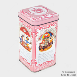 Lata Cuadrada con Ilustraciones de Fideos de Chocolate de Venz, 300 gramos