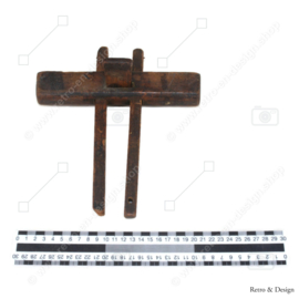Original double marking gauge or scratch gauge, old vintage carpenter's tools