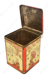 Boîte à thé rectangulaire avec scènes orientales en relief pour NIEMEYER