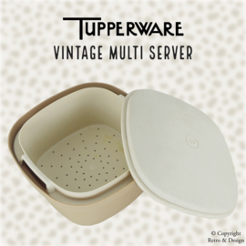 Vintage Tupperware Serveerwonder of Multiserver Stomer uit 1973!