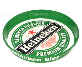 Bandeja grande original Heineken verde de los años 90 o bandeja para servir