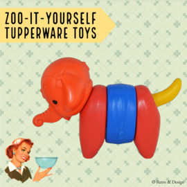 ZOO-IT-yourself Tupperware Toys plastic speelgoed olifant