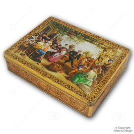 Vintage Jan Steen Tin – “The Dancing Couple” 1626–1679 | Decorative & Collectible