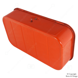 🌟 Boîte à cirage vintage unique en orange de Brabantia des années 1970 ! 🌟