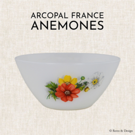 Vintage Schale mit Blumenmuster "Anemones" von Arcopal France Ø 12,5 cm