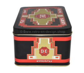 Coffee tin made by Douwe Egberts suitable for a whole pack of coffee
