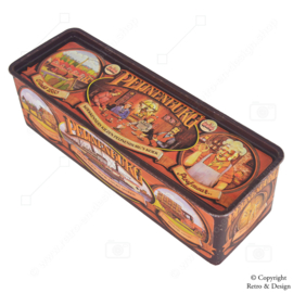 "Authentic Vintage Storage Tin for Peijnenburg Gingerbread: Relive the Past with Delicious Flavor!"