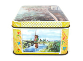 Conjunto de tres latas vintage, "De Bruin, koek" Amsterdam, Rotterdam, Gorinchem.