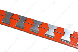 Vintage orange Brabantia tie holder with ten metal clips
