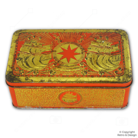 Orange STER Tobacco Tin with Embossed Lid – Theodorus Niemeyer NV