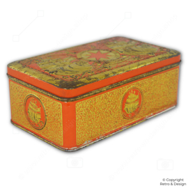 Orange STER Tobacco Tin with Embossed Lid – Theodorus Niemeyer NV