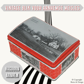 Nostalgisch Arnhems Koektrommeltje van Bakkerij Hagdorn: Verpakking van Geschiedenis en Smaak