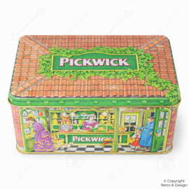 Vintage Pickwick House Tea Tin – Douwe Egberts (1980s)