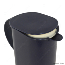 Stylish Dark Blue Oval Pitcher - the perfect blend of elegance and functionality!