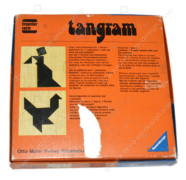 Vintage Tangram, Original Chinapuzzle van Ravensburger 1976