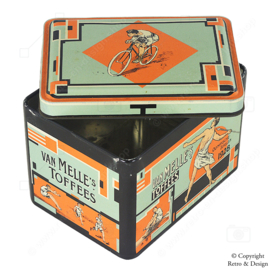 Nostalgie Olympique : Boîte Vintage Van Melle des Jeux d'Amsterdam de 1928