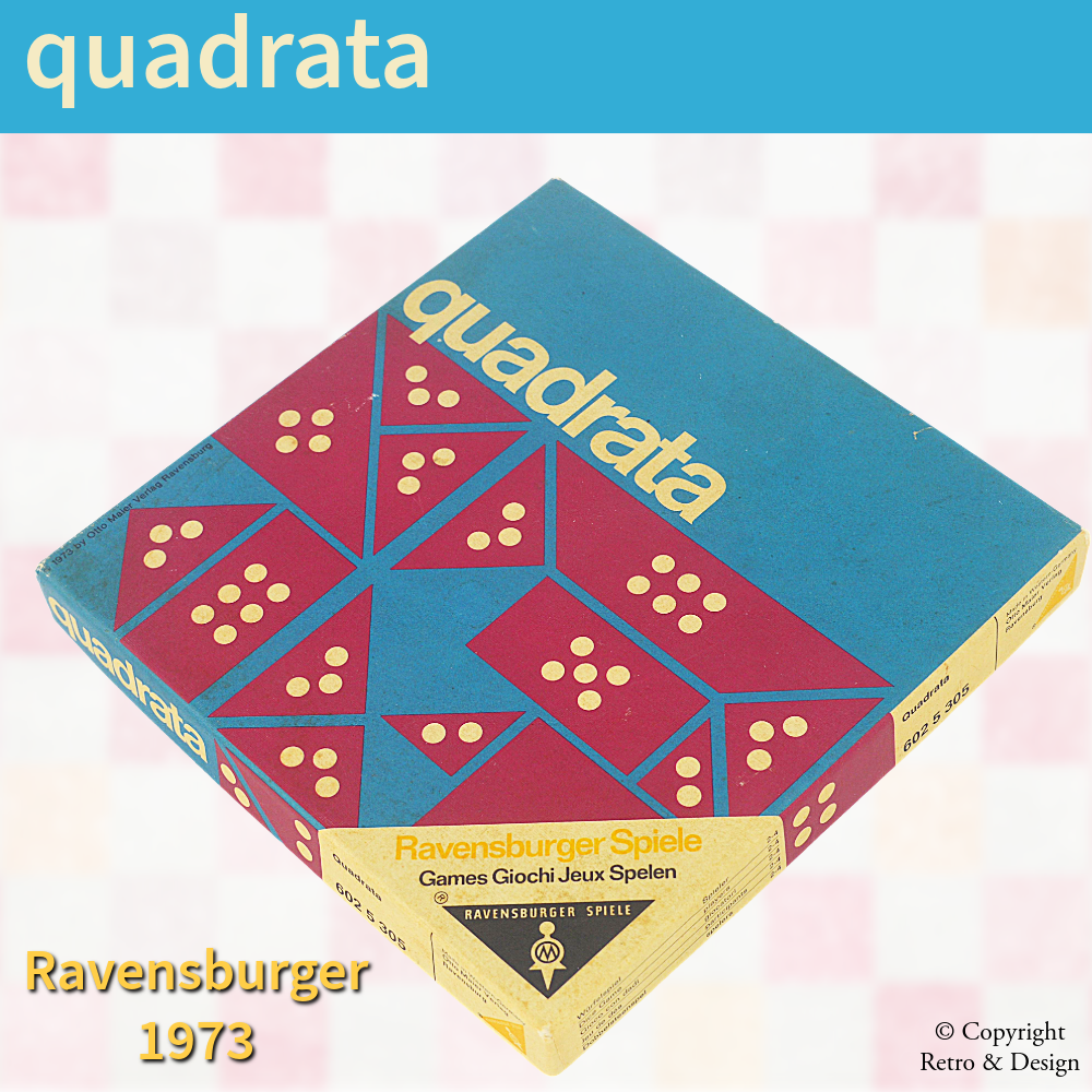 Quadrata (1973) – Ein raffiniertes Strategiespiel von Ravensburger