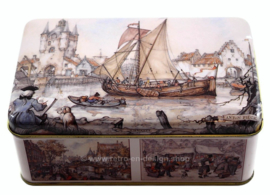 Blechdose mit Zeichnungen von Anton Pieck