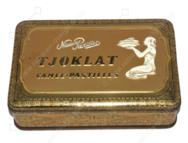 Vintage tin for Tjoklat Camée-Pastilles, Amsterdam, 1950-1983
