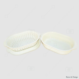 Tupperware ovale schaal, serveerschaal, serveerwonder, vergiet