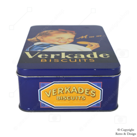 Vintage Verkade Cookie Tin: Nostalgic Eye-Catcher from the 1990s