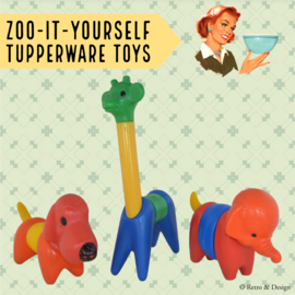 ZOO-IT-yourself Tupperware Toys jirafa de juguete de plástico