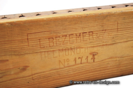 Vintage brocante sigarenplank, sigarenmal. L. Bezemer & Zn. Helmond